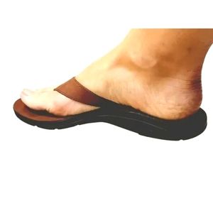 Chaco Womens Brown Nubuck Leather Flip Flop Slip On Thong Sandals! Size 9